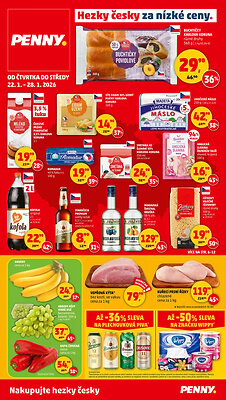 aktuální leták Penny Market 22.1.2026-28.1.2026