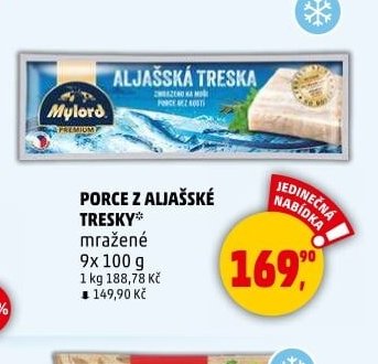 PORCE Z ALJAŠSKÉ TRESKY*