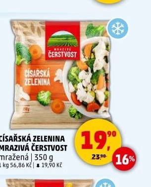 CÍSAŘSKÁ ZELENINA MRAZIVÁ ČERSTVOST