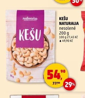 KEŠU NATURALIA 200 g