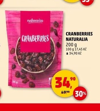 CRANBERRIES NATURALIA 200 g