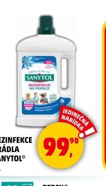 DEZINFEKCE PRÁDLA SANYTOL