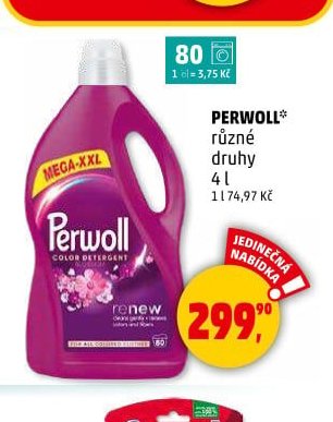 PERWOLL různé druhy