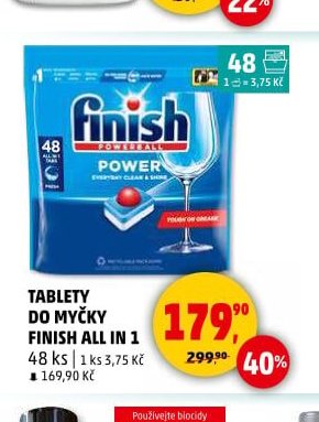 TABLETY DO MYČKY FINISH ALL IN 1