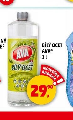 BÍLÝ OCET AVA