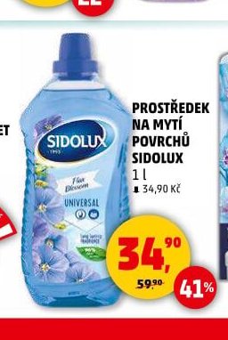 PROSTŘEDEK NA MYTÍ POVRCHŮ SIDOLUX