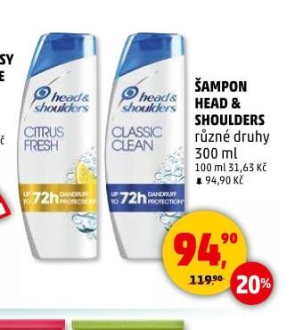 ŠAMPON HEAD & SHOULDERS
