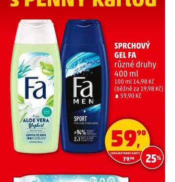 SPRCHOVÝ GEL FA