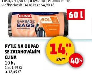 PYTLE NA ODPAD SE ZATAHOVÁNÍM CLINA
