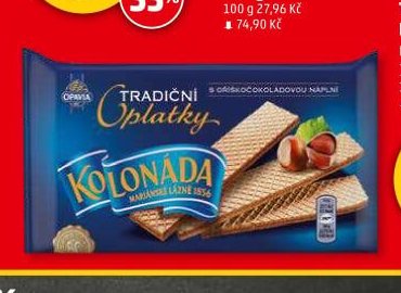 Tradiční oplatky Kolonáda Opavia