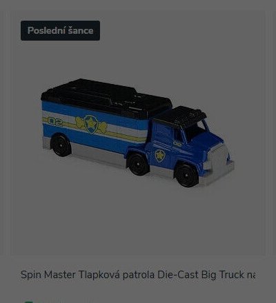 Spin Master Tlapková patrola Die-Cast Big Truck