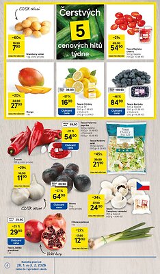 aktuální leták Tesco 28.1.2026-3.2.2026