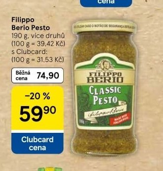 Filippo Berio Pesto 190 g