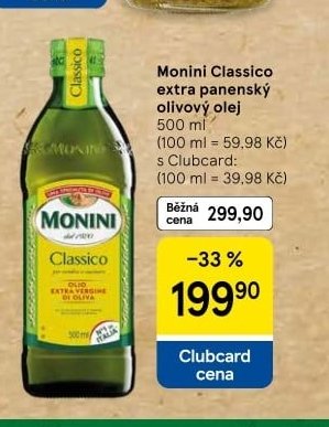 Monini Classico extra panenský olivový olej 500 ml