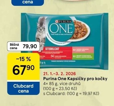 Purina ONE Kapsičky pro kočky