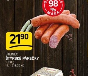 Steinex Štýrské párečky