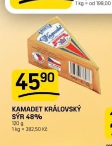 KAMADET KRÁLOVSKÝ SÝR 48%