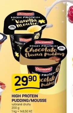 HIGH PROTEIN PUDDING/MOUSSE