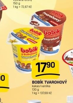 BOBÍK TVAROHOVÝ