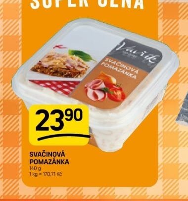 SVAČINOVÁ POMAZÁNKA