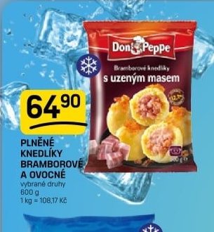 PLNĚNÉ KNEDLÍKY BRAMBOROVÉ A OVOCNÉ