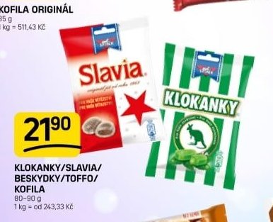 KLOKANKY/SLAVIA/BESKYDKY/TOFFO/KOFILA