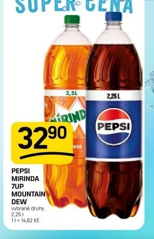 PEPSI MIRINDA 7UP MOUNTAIN DEW