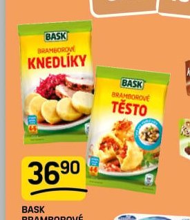 BASK BRAMBOROVÉ KNEDLÍKY/TĚSTO