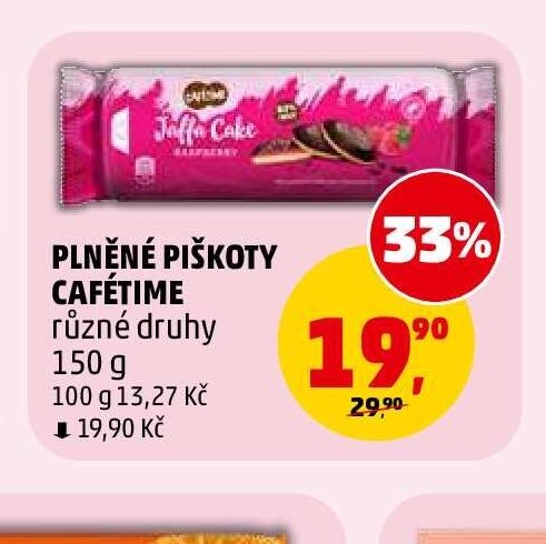 PLNĚNÉ PIŠKOTY CAFÉTIME