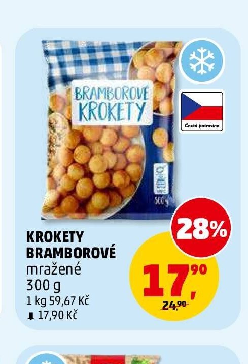 KROKETY BRAMBOROVÉ mražené