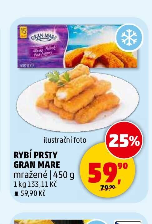 RYBÍ PRSTY GRAN MARE mražené