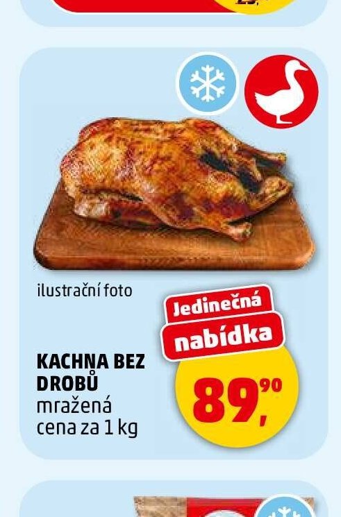 KACHNA BEZ DROBŮ mražená