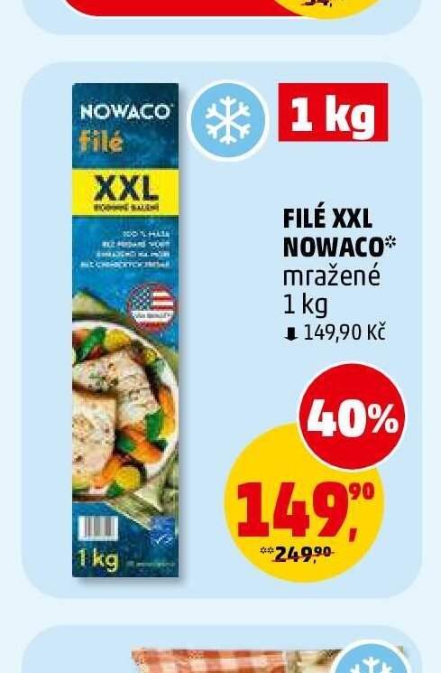 FILÉ XXL NOWACO mražené