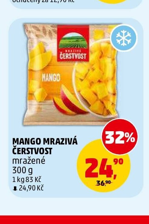 MANGO MRAZIVÁ ČERSTVOST mražené