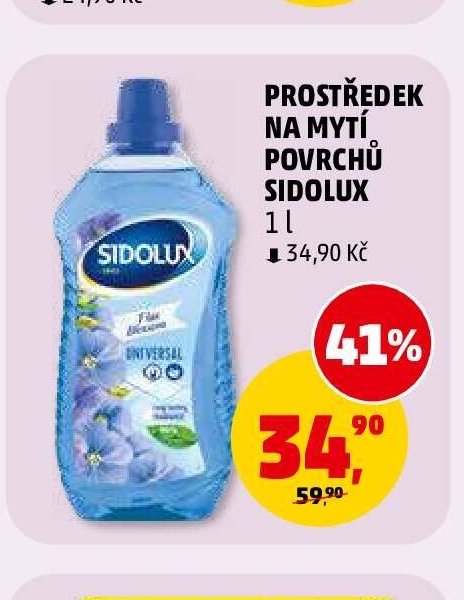 Prostředek na mytí povrchů Sidolux