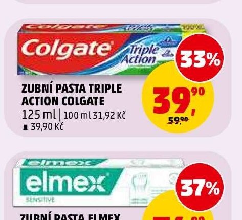 Zubní pasta Triple Action Colgate