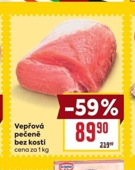 Vepřová pečeně bez kosti