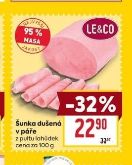 Šunka dušená v páře