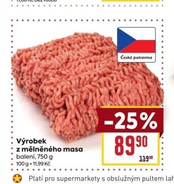 Výrobek z mletého masa