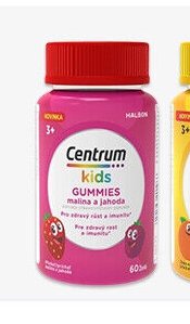 Centrum kids GUMMIES malina a jahoda