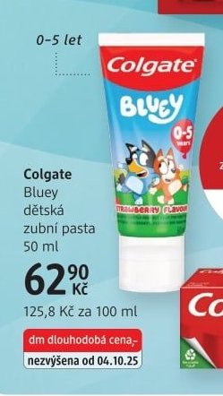 Colgate Bluey dětská zubní pasta 50 ml