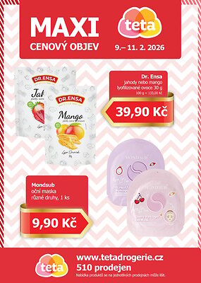 aktuální leták Teta drogerie 9.2.2026-11.2.2026