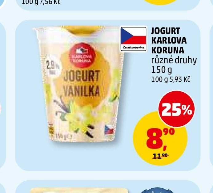 Jogurt Karlova Koruna
