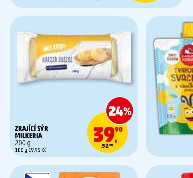 Zrající sýr Milkeria
