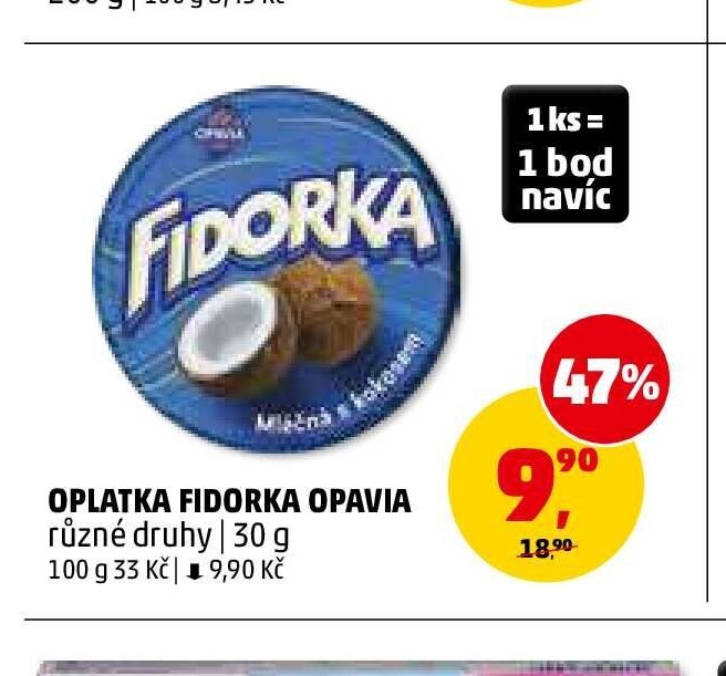 Oplatka Fidorka Opavia