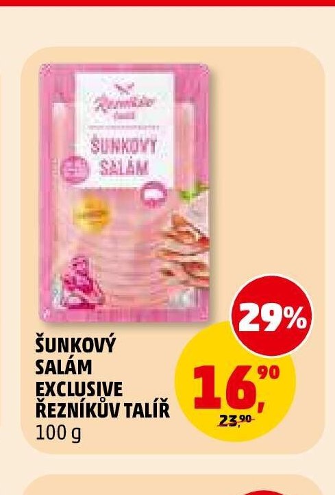Šunkový salám Exclusive Řezníkův talíř