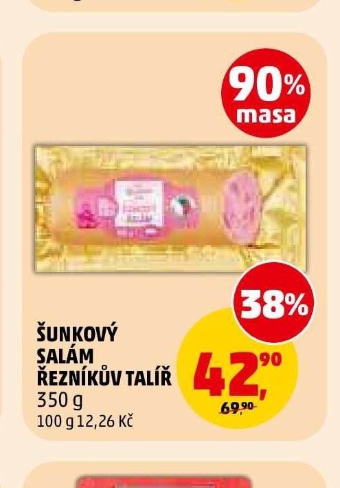 Šunkový salám Řezníkův talíř