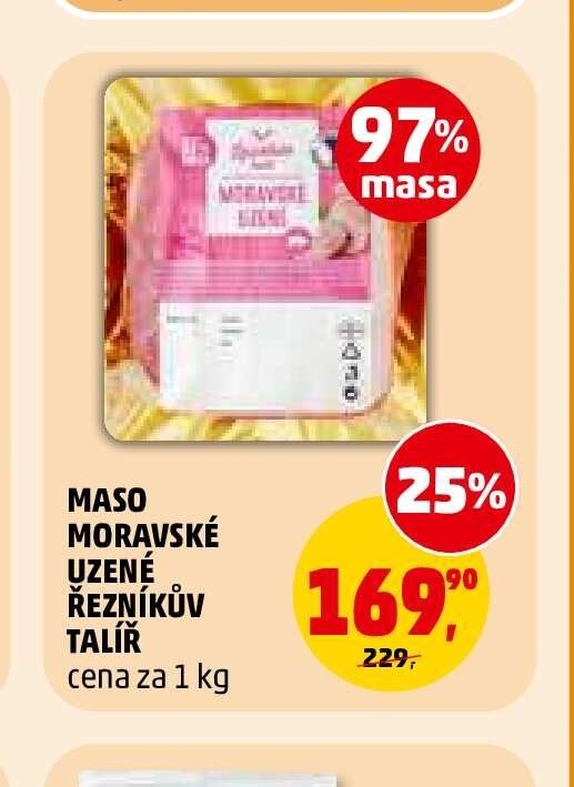 Maso moravské uzené Řezníkův talíř