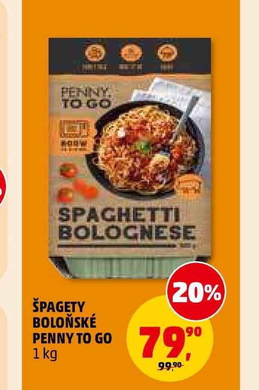 Špagety Boloňské Penny To Go