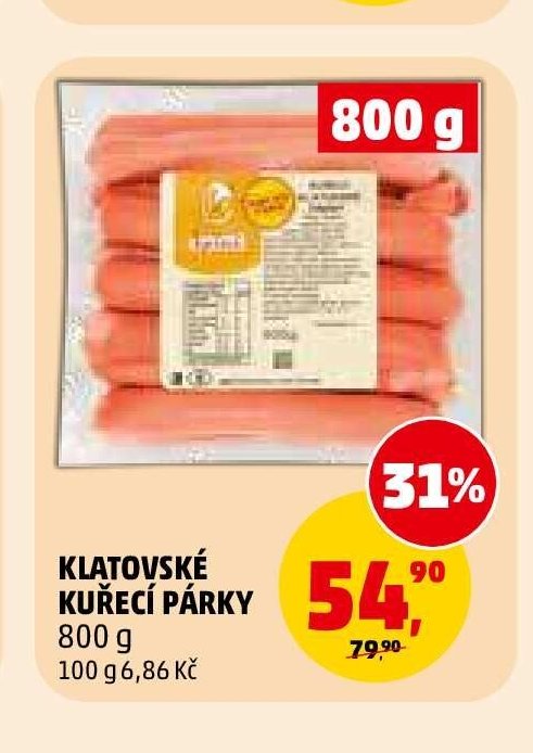 Klatovské kuřecí párky